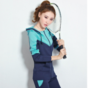 2015春裝新款女式休閑運動套裝女 衛(wèi)衣運動褲二件套 班服