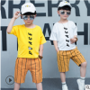 童裝男童夏裝2018夏季新款兒童休閑套裝中大童韓范豎條兩件套批發(fā)