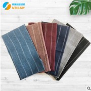 麻棉布生產廠家麻布滌麻色織布 棉麻面料批發1624棉麻批發