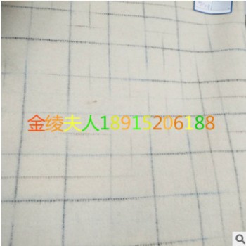 廠家直銷100%羊毛雙面呢毛呢面料圍巾高檔服裝面料批發漸變色