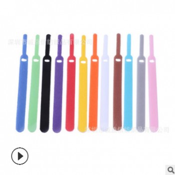 尼龍背靠背魔術貼扎帶 電線扎帶電腦理線帶 數據線扎帶魔術貼綁帶