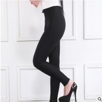 時尚新款打底褲女韓版光澤薄款打底九分褲女夏小腳褲批發廠家直銷