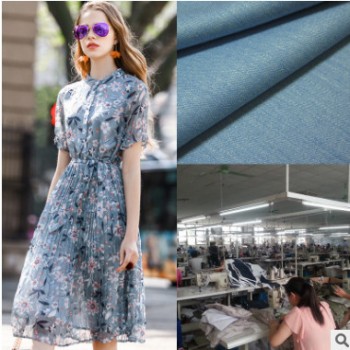 淘工廠女裝加工定制日韓版碎花連衣裙來圖來樣貼牌加工定制加工