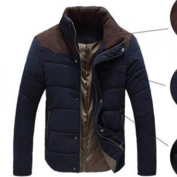 加厚男棉服桃皮絨韓版男士棉衣男冬裝休閑男外套男批發(fā)一件代發(fā)