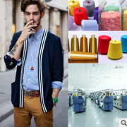 混紡開衫男毛衣加工定制