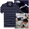 來樣加工夏季男士短袖polo衫 翻領條紋polo衫休閑百搭男裝加工