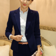 職業裝女套裝長袖免燙正裝西服白領工作服 592大碼修身工服XS-5XL