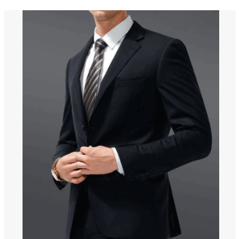 深圳子奇服飾 XZ13款 深灰色暗條紋 精制男士西裝西服套裝定制