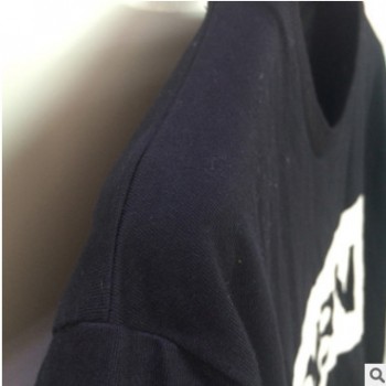 設計定制印刷外貿圓領精梳棉T恤訂單