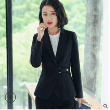 新款上架修身職業(yè)裝女套裝 OL氣質西裝女 通勤白領工作服