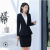 新款修身顯瘦職業(yè)裝女套裝 OL氣質西裝女 通勤白領工作服