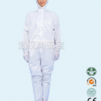 廠銷百級千級無塵室白色防靜電無塵服三連體防塵耐高溫防護服