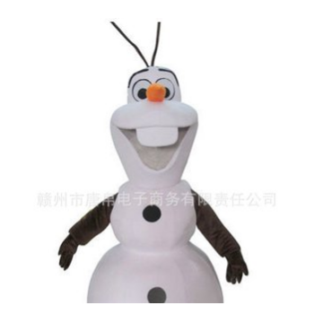 冰雪奇緣雪寶卡通人偶服裝行走人偶舞臺表演服大量現(xiàn)貨一件代發(fā)
