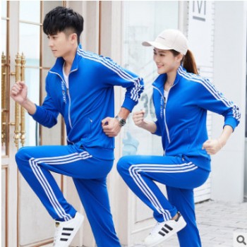新款中小學(xué)色校服定制長袖運(yùn)動服校園班服男女秋款初中團(tuán)體服批發(fā)