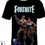 2018堡壘之夜fortnite亞馬遜爆款速賣通貨源男士3dT恤大碼緊身衣