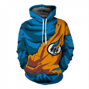 2018外貿原單七龍珠悟空系列衛衣 男士寬松連帽男女衛衣多碼代發