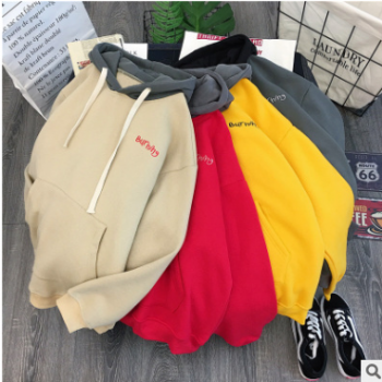 衛(wèi)衣加厚加絨女秋冬季2018新款長袖韓版潮學(xué)生寬松上衣帶帽衫外套