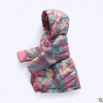 批發2017新款兒童羽絨服女童中長款羽絨服女中小童寶寶羽絨服外套