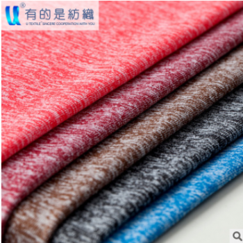 現(xiàn)貨批發(fā)陽離子汗布100D 精梳全棉拉架平紋布 t恤彩棉針織面料