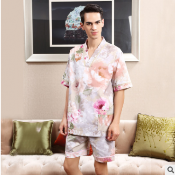 2018新款純棉汗蒸服男女情侶家居服桑拿服高端酒店全棉浴衣理療服