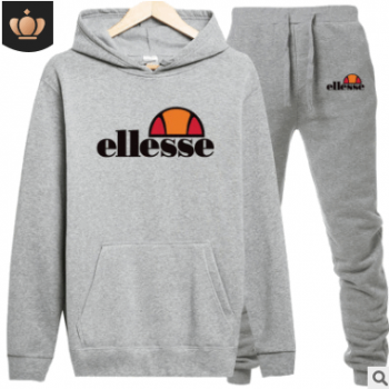ellesse套頭潮牌新款套裝衛(wèi)衣 歐美男女時尚春秋款男士連帽衛(wèi)衣