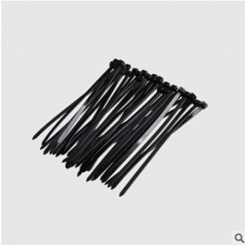 爆款塑料自鎖式尼龍扎帶5*300mm白色塑料封條尼龍扎帶扎線帶250根