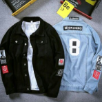 2019男士牛仔外套秋季韓版潮流修身帥氣夾克學(xué)生休閑