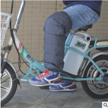秋冬季新款羽絨護膝加長保暖防風寒男女加厚騎電動摩托車