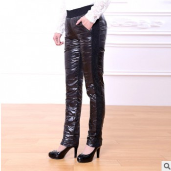 新款女式小腳褲 水鉆女式保暖 時尚小腳褲 特價庫存褲棉褲