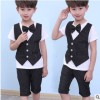 亞馬遜兒童西裝小禮服幼兒園班服校服男童裝表演服英倫風校服定制