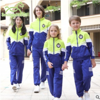 哈馬秋冬季新款純棉親子運動套裝幼兒園園服中小學校服班服定制