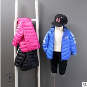 2018秋冬新款童裝男童女童棉衣兒童輕薄羽絨棉服短款中大童厚外套