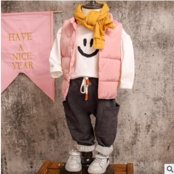 反季新款兒童馬甲男女童羽絨棉寶寶馬甲春秋衣服外穿冬棉背心棉服