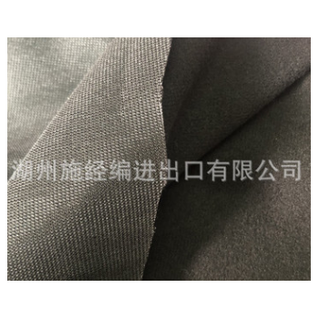 40D超細(xì)絲光絨布 100克單面磨毛半光絨面料 夾克衫面料 手感柔軟