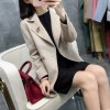 2019款羊毛短大衣西裝羊絨毛呢外套長袖女