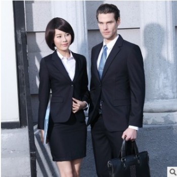 男士職業(yè)套裝2019夏季新款正裝商務(wù)男女同款套裝經(jīng)理白領(lǐng)工作西裝