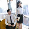 男女同款職業襯衫 時尚修身長袖襯衫正裝打底氣質工作服 可定制