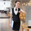 酒店前臺馬甲工作服 修身女士正裝職業女裝套裙春夏馬夾三件套