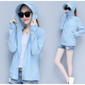 2019新款防曬衣女防紫外線短款夏季沙灘防曬服衫女海邊騎車薄外套