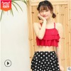 2019新款分體裙泳裝比基尼泳裝時尚性感溫泉沙灘游泳少女游泳衣*