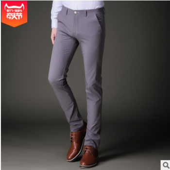 夏季薄款 男式休閑褲 韓版修身男褲子 彈力男長褲 潮流薄褲子