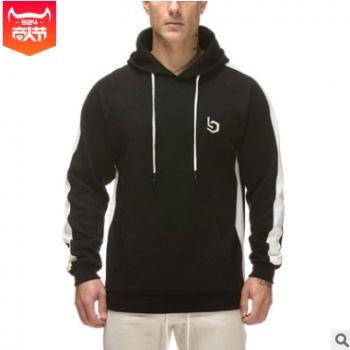 秋冬連帽套頭oversize衛(wèi)衣男士肌肉兄弟歐美寬松運動休閑外套服