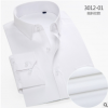 18新款男士商務純色長袖高端定制翻領工裝襯衫抗皺免燙來圖定制lo