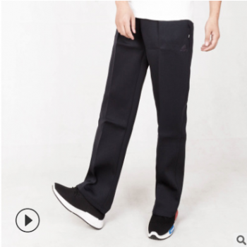 2019春秋男式休閑褲加厚直筒款運動褲男加肥加大男士褲子一件代發
