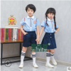 幼兒園園服夏裝兒童運(yùn)動(dòng)會(huì)班服短褲短裙襯衣純棉英倫風(fēng)園服兩件套