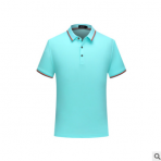 蘇州工作服加工定制 絲光棉抗皺吸汗短袖polo衫T恤