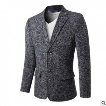 2018新款男士修身梭織磨毛商務正裝 日常款西服休閑西裝外套批發