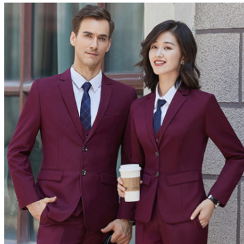 職業(yè)西裝套裝男女同款2019新款商務(wù)OL酒店ktv4S店工作服銷(xiāo)售正裝
