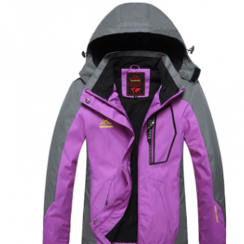 亞馬遜保暖冬裝棉衣 外貿wish大碼登山服加絨加厚戶外沖鋒衣批發