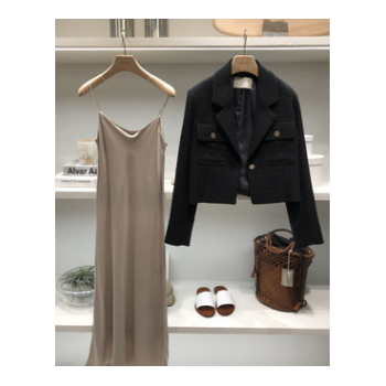 come and get怒推人手一條法式優(yōu)雅貫穿所有百搭連衣裙吊帶OP124